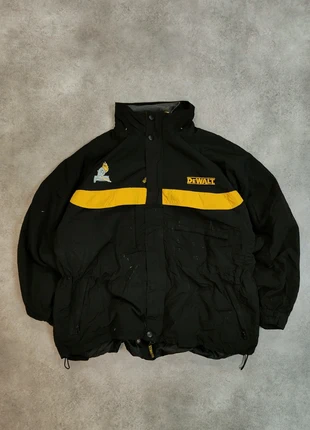 Jacket DeWalt Black Yellow Graphic Detail 90's Vintage Retro Drip Streetwear Outerwear, marque: Vintage, état: Bon état, taille: XL, 34,95 €, 37,40 € Protection acheteurs incluse