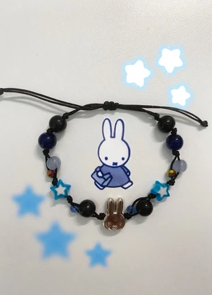Bracelet Miffy bleu et noir, marca: Nijntje Miffy, estado: Muito bom, €4.50, €5.43 inclui Proteção do Comprador