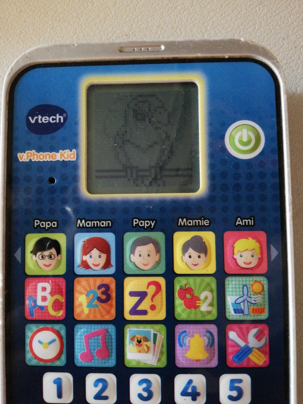 VTECH Téléphone V.phone kid 1,2,3 - Jeu éducatif pas cher 