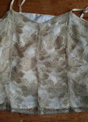 Vintage gold top, brand: watercolour, condition: Good, size: L / 40 / 12, €12.00, €13.30 includes Buyer Protection