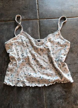 Top dentelle x fleur coquette, brand: COQUETTE, condition: Very good, size: S / 36 / 8, €5.00, €5.95 includes Buyer Protection