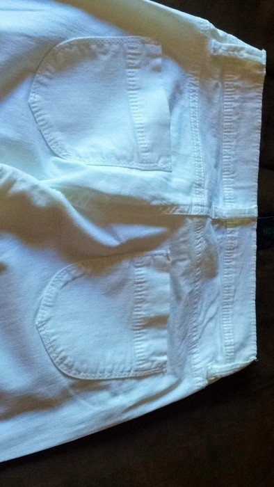 Pantalon slim blanc 3