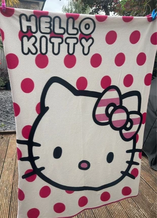 Hello Kitty fleece blanket, brand: Hello Kitty, condition: Good, £10.00, £11.10 includes Buyer Protection