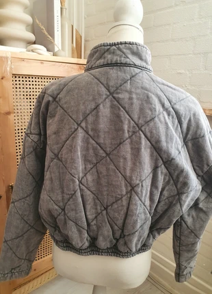 Grijs quilted jasje jas bomber grey pimkie s 36 zara style, marque: Pimkie, état: Très bon état, taille: S / 36 / 8, 30,00 €, 32,20 € Protection acheteurs incluse