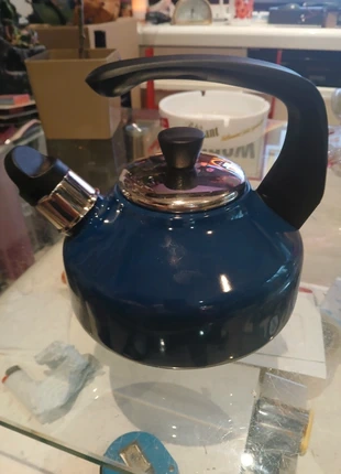 Bouilloire en métal émaillé neuf, marque: bouilloire en métal émaillé, état: Neuf sans étiquette, 10,00 €, 11,20 € Protection acheteurs incluse