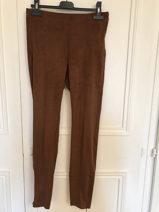 pantalon velours marrons Zara  1
