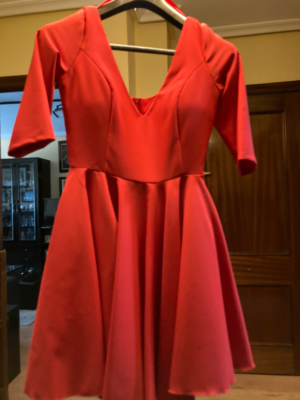 Vestido rojo escote V - Vinted