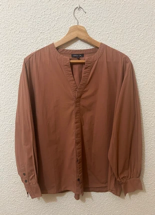Blouse Soeur modèle Éloise – bordeaux/corail – manches longues – Taille 40 (L), marca: soeur, estado: Muy bueno, tamaño: L / 40 / 12, 55,00 €, 58,45 € Protección al comprador incluida
