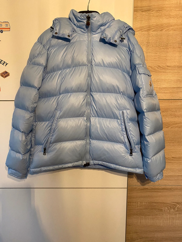 Moncler maya baby blue recognized Vinted