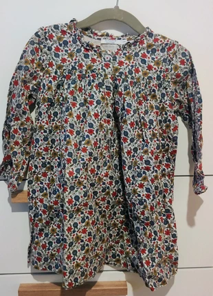 Robe Bout'chou (Monoprix) 24 Mois - Imprimé Fleuri Multicoloré - Col Volanté, marke: Monoprix, zustand: Sehr gut, größe: 18–24 Monate / 86, 3,00 €, 3,85 € inklusive Vinted-Käuferschutz