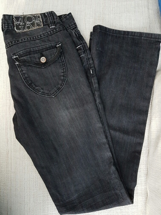 Pantalon noir délavé Morgan 5