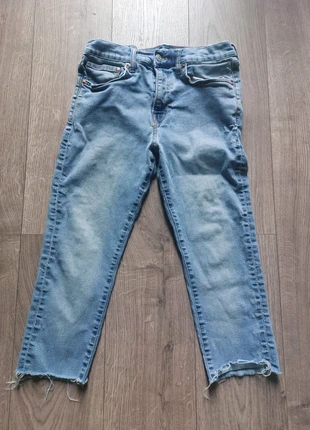 Vintage Distressed Grunge Look Blue Denim Jeans, marca: H&M, estado: Satisfatório, tamanho: PT 44 | W34, €2.00, €2.80 inclui Proteção do Comprador