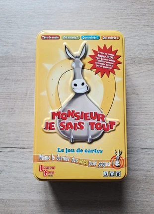 Monsieur Je sais tout 
Le jeu de cartes 
University Games, brand: University, condition: Good, €6.00, €7.00 includes Buyer Protection