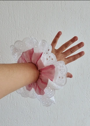 Schrunchie xxl froufrou, marque: Fait Main, état: Neuf sans étiquette, 5,00 €, 5,95 € Protection acheteurs incluse