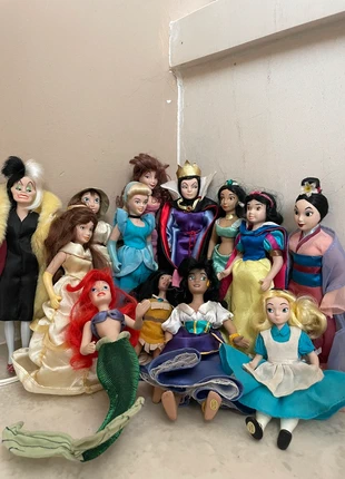 🩵 Vintage Disney Porcelain Dolls Collection – Rare Princesses & Villains 🩵, marca: Disney, estado: Bom, tamanho: Tamanho único, €10.00, €11.20 inclui Proteção do Comprador