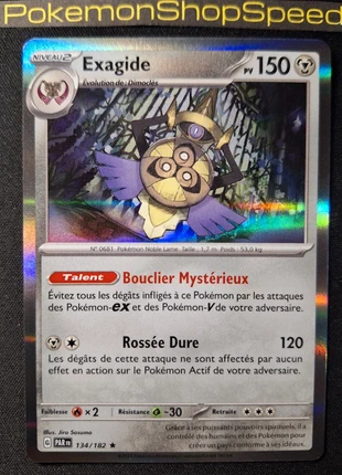 Exagide 134/182 Holo Rare Faille Paradoxe Écarlate et Violet , marke: Pokémon, zustand: Sehr gut, 1,20 €, 1,96 € beinhaltet Vinted-Käuferschutz Pro