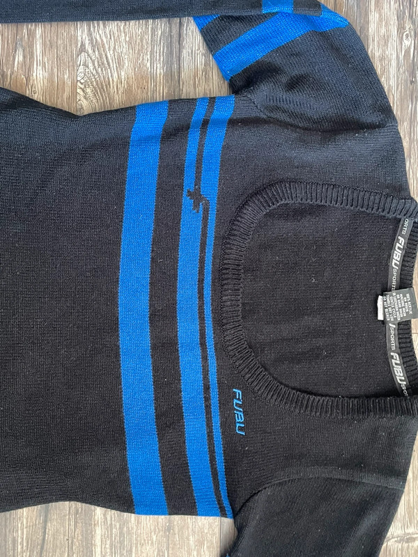 FUBU striped y2k sweater 2