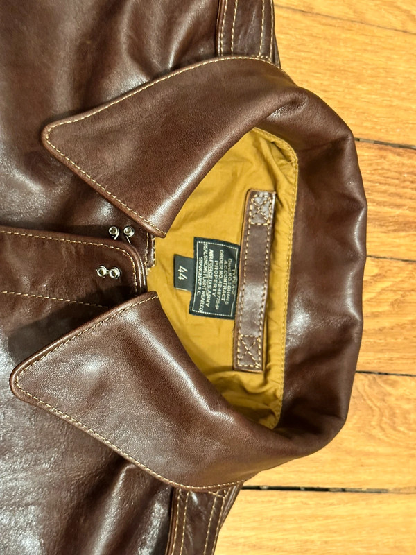 a2 leather jacket in veg tanned horsehide 3