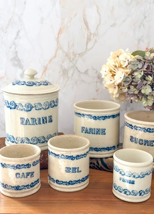 Pots à épices en grès émaillé - St Uze, marca: Vintage, estado: Muy bueno, 25,00 €, 26,95 € Protección al comprador Pro incluida