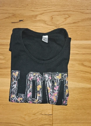 T-shirt noir SOL’S taille XL – inscription “LOVE", marque: sol's, état: Bon état, taille: XL / 42 / 14, 2,00 €, 2,80 € Protection acheteurs incluse