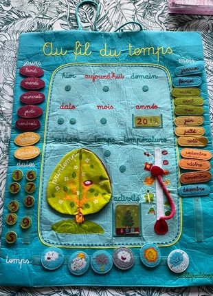Calendrier éducatif - au fil du temps - lilliputiens, brand: Hape, condition: Good, size: One size, €10.00, €11.20 includes Buyer Protection