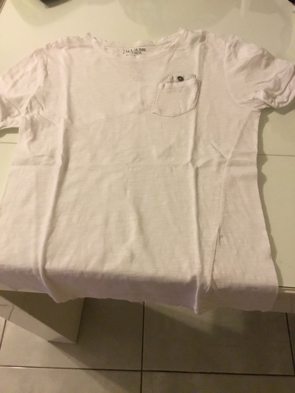 T shirt Zara blanc 1