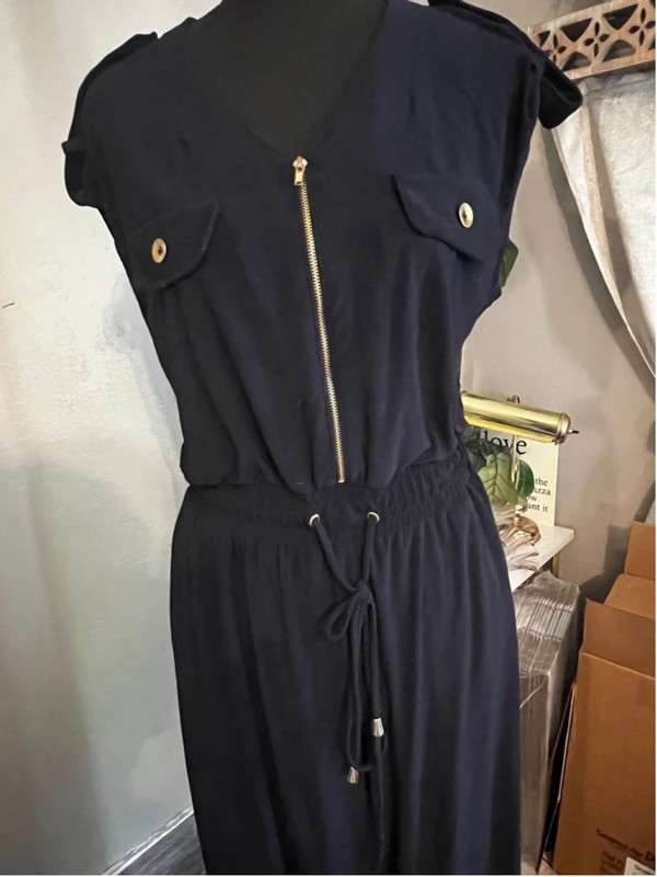 Women's Blue Jumpsuit Size L 2