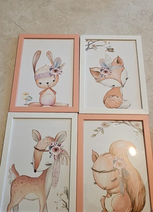 Lot de 4 cadres animaux de la forêt, brand: Animaux, condizioni: Ottime, €3.00, €3.85 include la Protezione acquisti