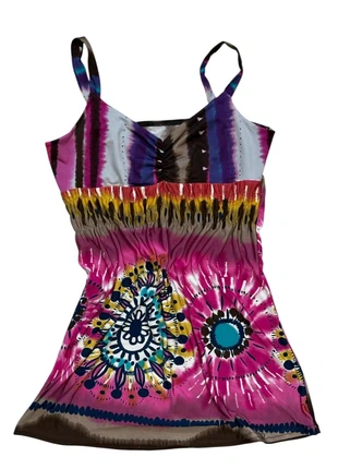 Printed Top tunique authentic vintage year 2000s girly S/M, marke: y2k, zustand: Sehr gut, größe: S / 36 / 8, 5,00 €, 5,95 € beinhaltet Vinted-Käuferschutz Pro