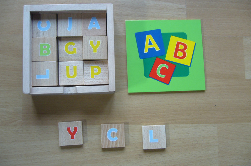 Echt - Holz -Buchstaben - Lernbox für Kinder ab 5 Jahre | Vinted