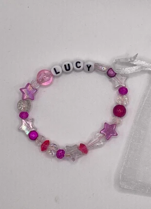 Lucy. Bespoke handmade bracelet. Made by me. In gift bag., brand: Handmade, condition: New with tags, £4.00, £4.90 includes Buyer Protection