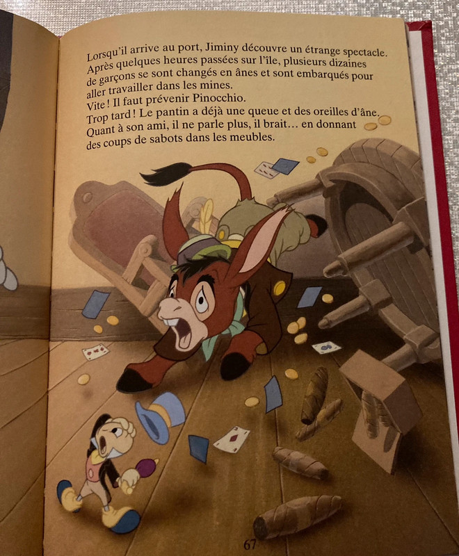 pinocchio disney âne