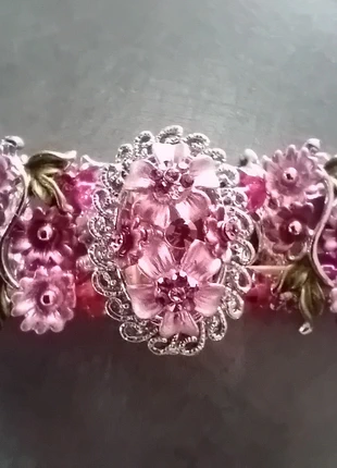 Magnifique bracelet métal émaillé, marque: Romantique, état: Très bon état, 12,00 €, 13,30 € Protection acheteurs incluse