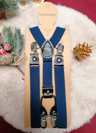 Bretelles vintage marine et faux cuir noir tendance mariage 2026, marque: GMMboutique, état: Neuf sans étiquette, 6,00 €, 7,00 € Protection acheteurs (Pro) incluse