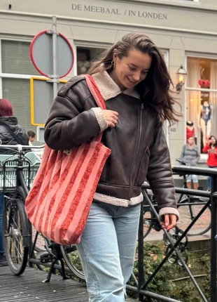 Totebag Clover (Rood), merk: beppehobby, staat: Nieuw met prijskaartje, € 29,95, € 32,15 inclusief Kopersbescherming