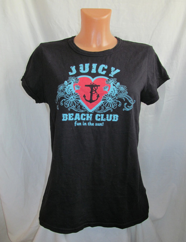 Juicy Couture short-sleeved graphic T-shirt made in USA size XL for women | Vinted