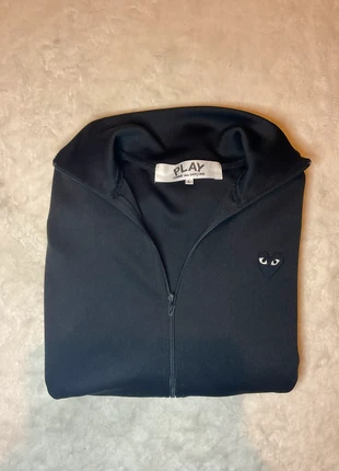 Veste zippée noire Comme des Garçons Play – Made in Japan – Taille L, marca: Comme des Garçons, estado: Muito bom, tamanho: L, €94.90, €100.35 inclui Proteção do Comprador