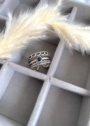 Sterling Silver Adjustable Ring – Boho Chic Design 🌙, brand: Silver, condition: New with tags, size: Adjustable, £9.00, £10.15 includes Buyer Protection