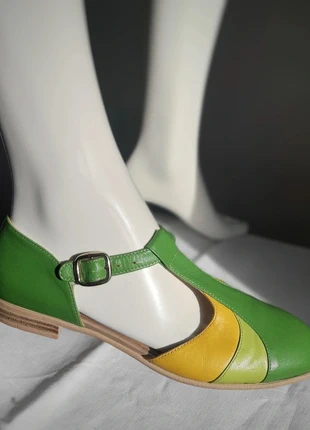 Perle rare - Babies en cuir | La Veintinueve, brand: la veintinueve, condition: New without tags, size: 38, €72.00, €76.30 includes Buyer Protection