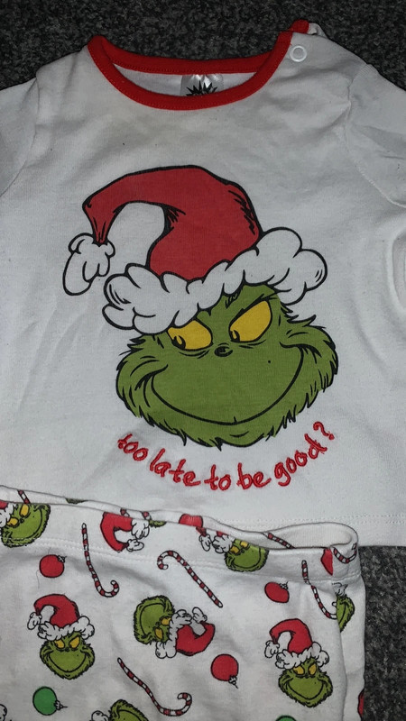 Grinch clearance pyjamas baby