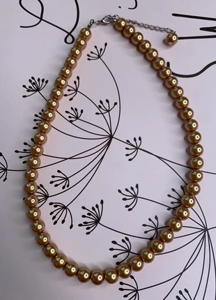 Collier perles nacrées doré, marque: Vintage, état: Très bon état, 6,00 €, 7,00 € Protection acheteurs incluse