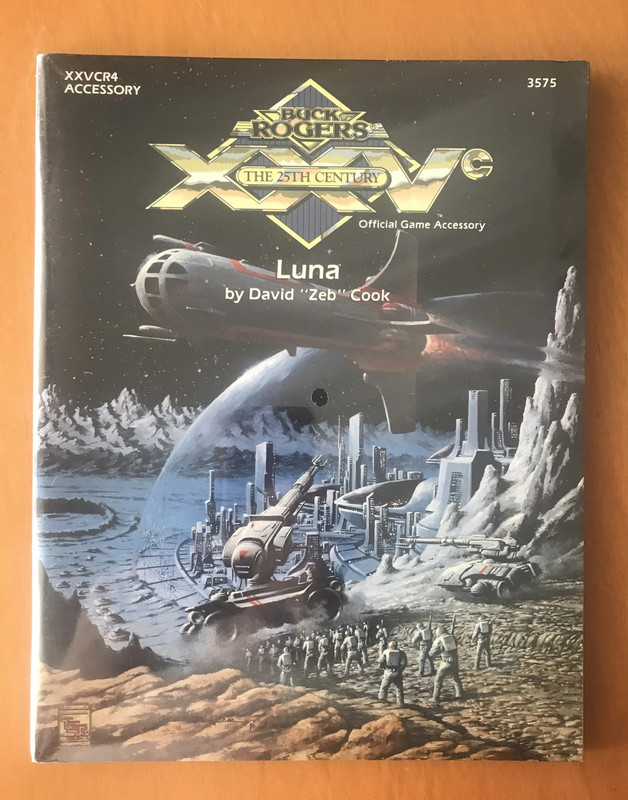 Buck Rogers XVVc The 25h Century RPG Luna Supplement Expansion 1991 - Nuovo Sigillato - New Sealed 3