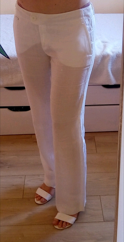 Pantalon blanc / Mango
