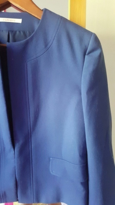 veste bleu classique camaieu 2