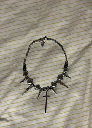 Spike cross necklace, brand: Alternative, condition: Very good, £10.00, £11.20 includes Buyer Protection