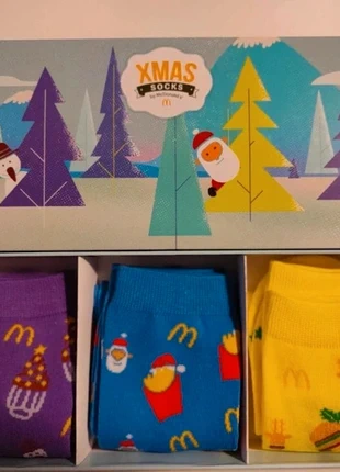 NEUF, coffret de 3 paires de chaussettes TU 🧦 McDonald's 2020 + 365 jours, brand: McDonald's, condizioni: Nuovo con cartellino, taglia: Taglia unica, €36.00, €38.50 include la Protezione acquisti
