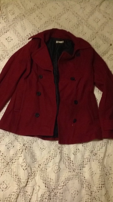 Manteau rouge taille 44 1