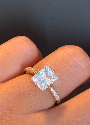 💛 Bague plaquée or – Pierre brillante & finition raffinée, brand: Argent, condition: New with tags, size: Adjustable, €10.00, €11.20 includes Buyer Protection