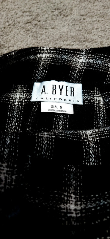 Brown Plaid A. Byer Skirt 4