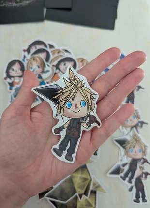 Pegatina Cloud Strife Final Fantasy VII Animal Crossing, marque: Stickers, état: Neuf avec étiquette, taille: Prématuré, jusqu'à 44cm, 2,50 €, 3,33 € Protection acheteurs incluse